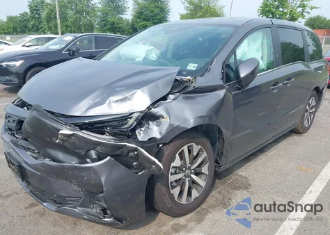 2025 Honda Odyssey Ex-L из США, поврежденный, VIN 5FNRL6H61SB044586